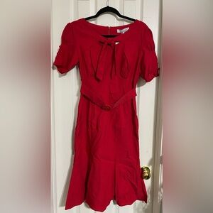 Miss Lulo Red Pinup Dress